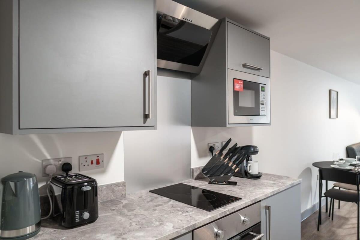 Modern 1 Bed Apartment In Liverpool Centre Exteriér fotografie